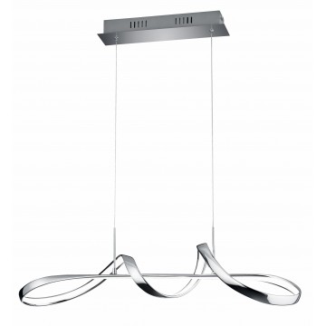 PERUGIA Κρεμαστό Φωτιστικό LED RL Lighting R37091106 χρωμέ L81cm